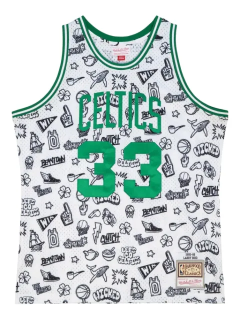 Mitchell & Ness camiseta Doodle Swingman NBA Boston Celtics 1985-86 Larry Bird