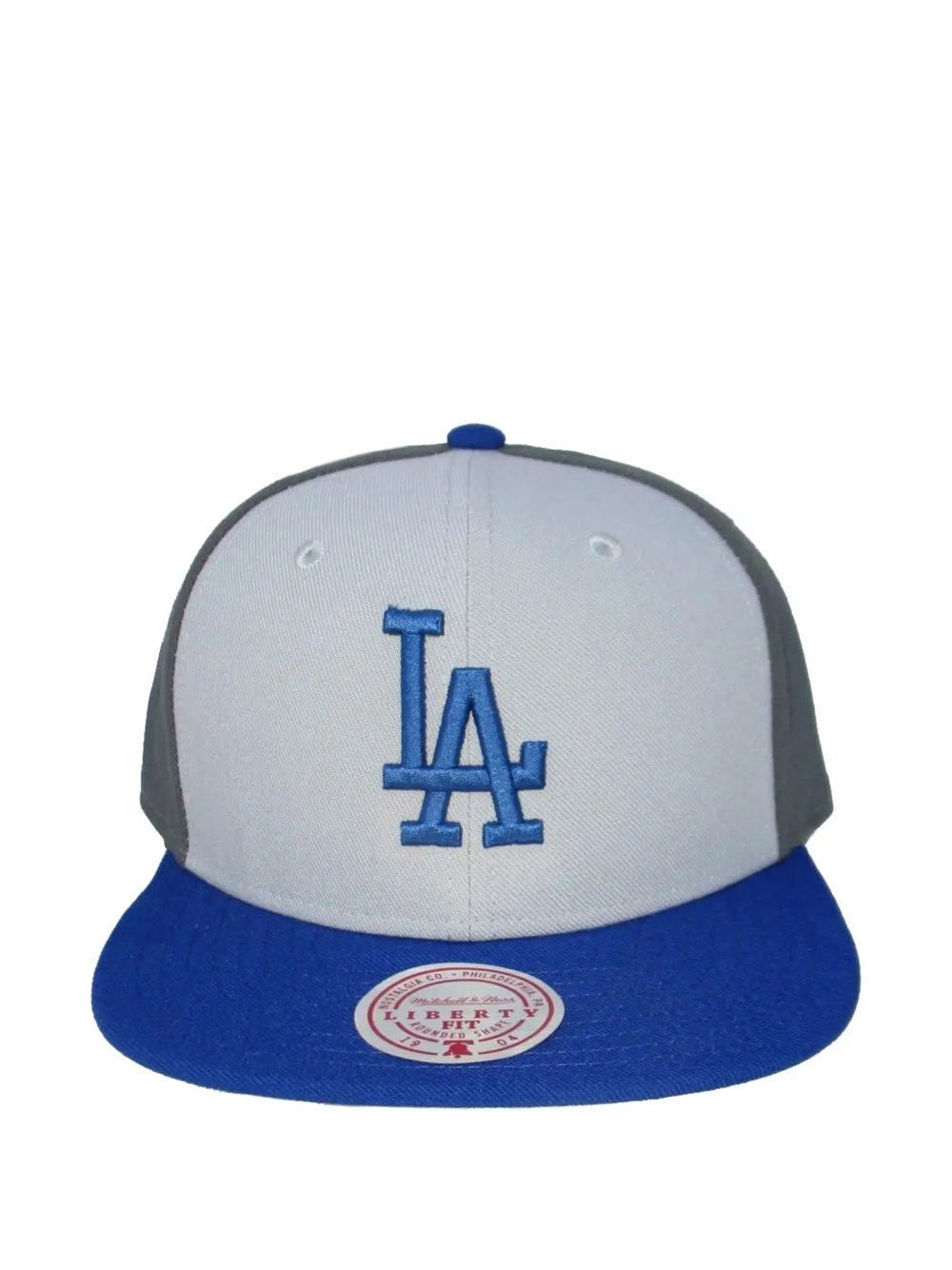 Mitchell & Ness Los Angeles Dodgers Triple Play Liberty embroidered baseball cap - Grigio