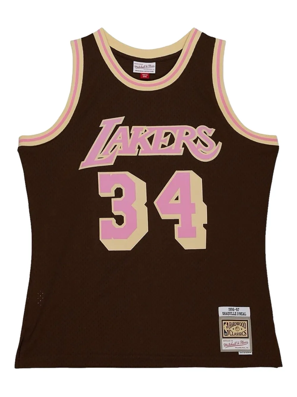 Mitchell & Ness Lakers 1996 Shaquille O'Neal tank top - Marrone