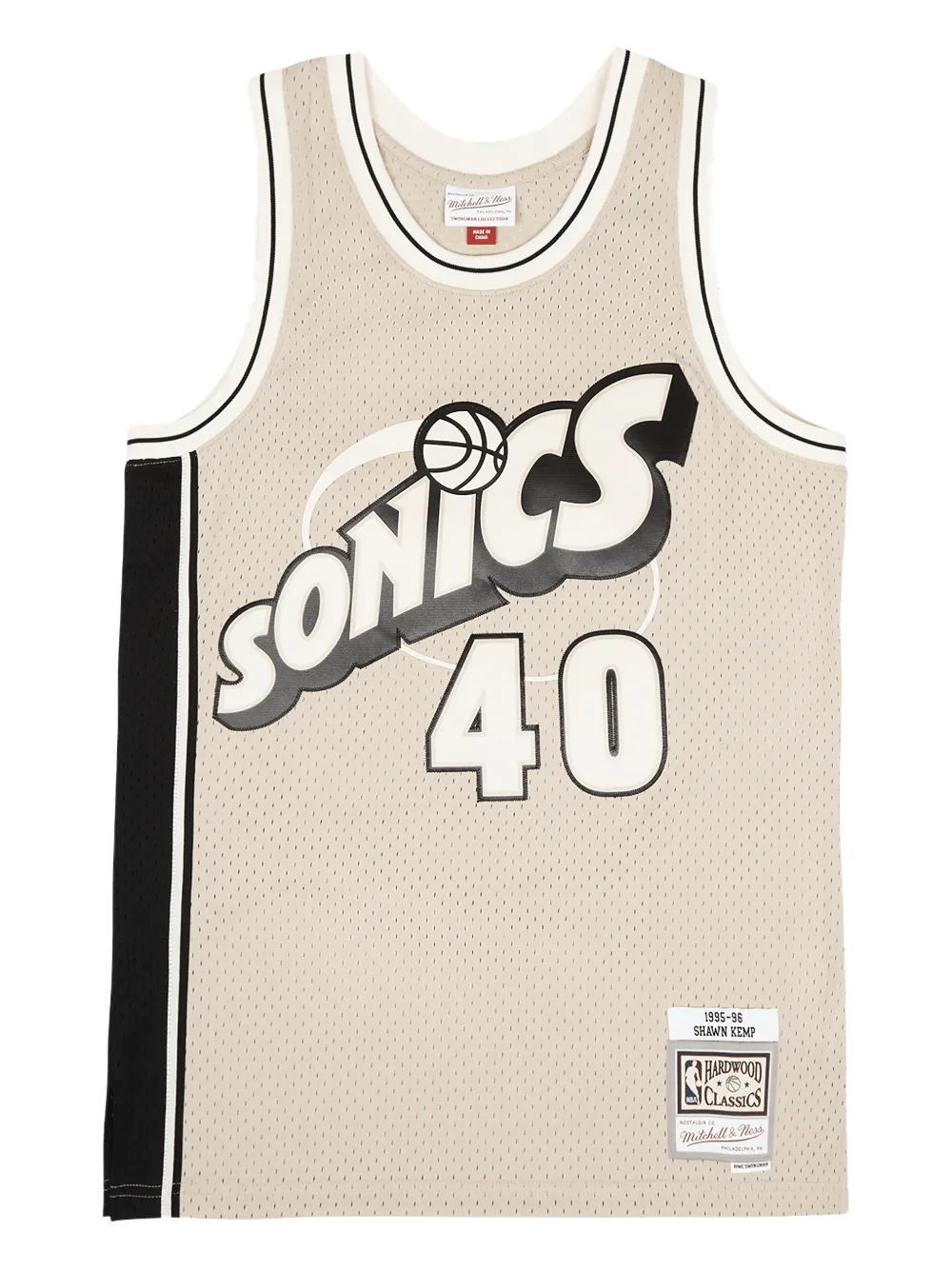 Mitchell & Ness Swingman NBA SuperSonics 1995 Shawn Kemp tank top - Toni neutri