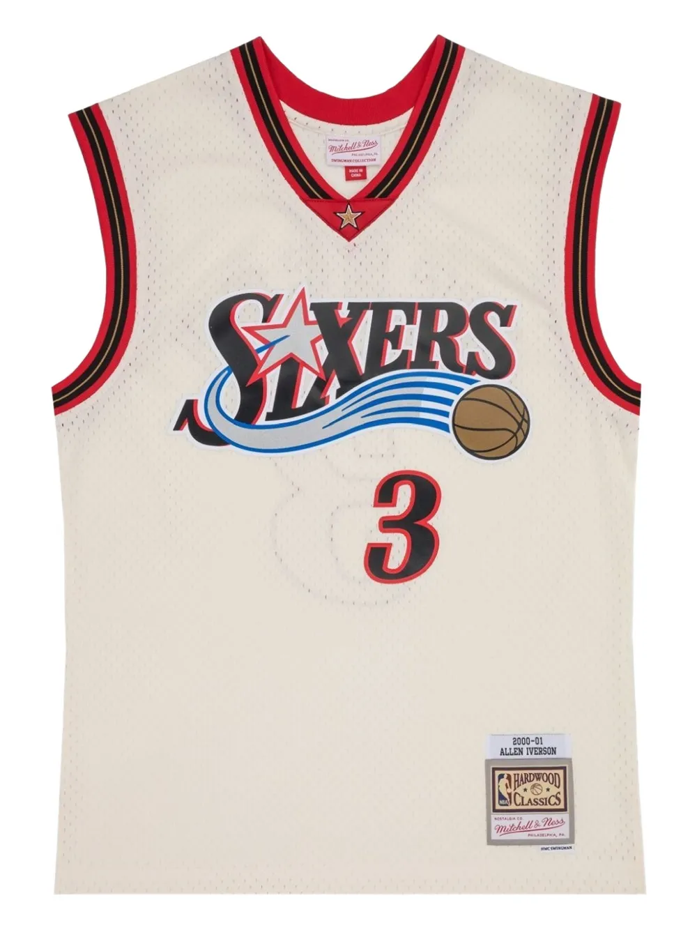 Mitchell & Ness 76ers 2000 V-neck tank top - Toni neutri