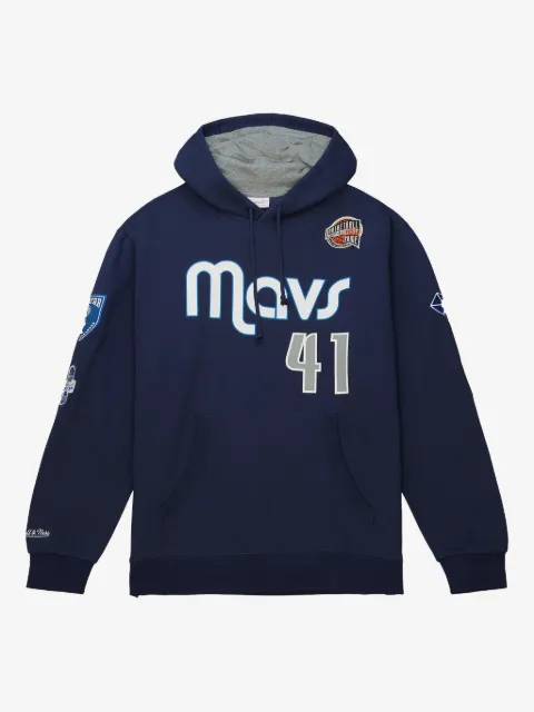 Mitchell & Ness NBA Dallas Mavericks 2023 Dirk Nowitzki fleece hoodie