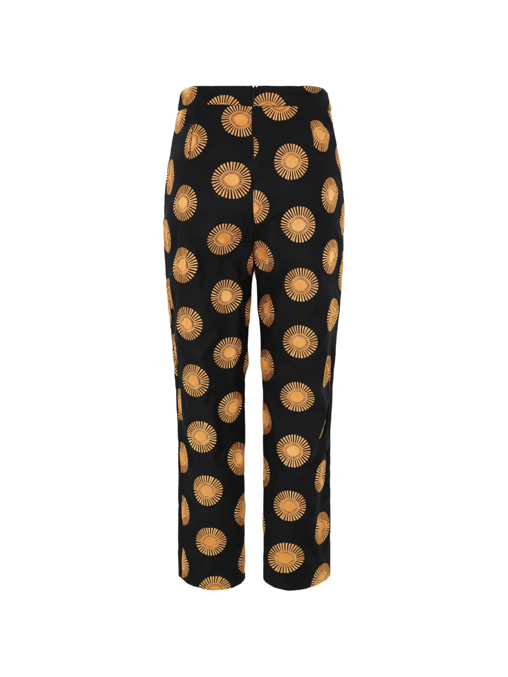  Cala De La Cruz Isola-printed Trousers - Black 