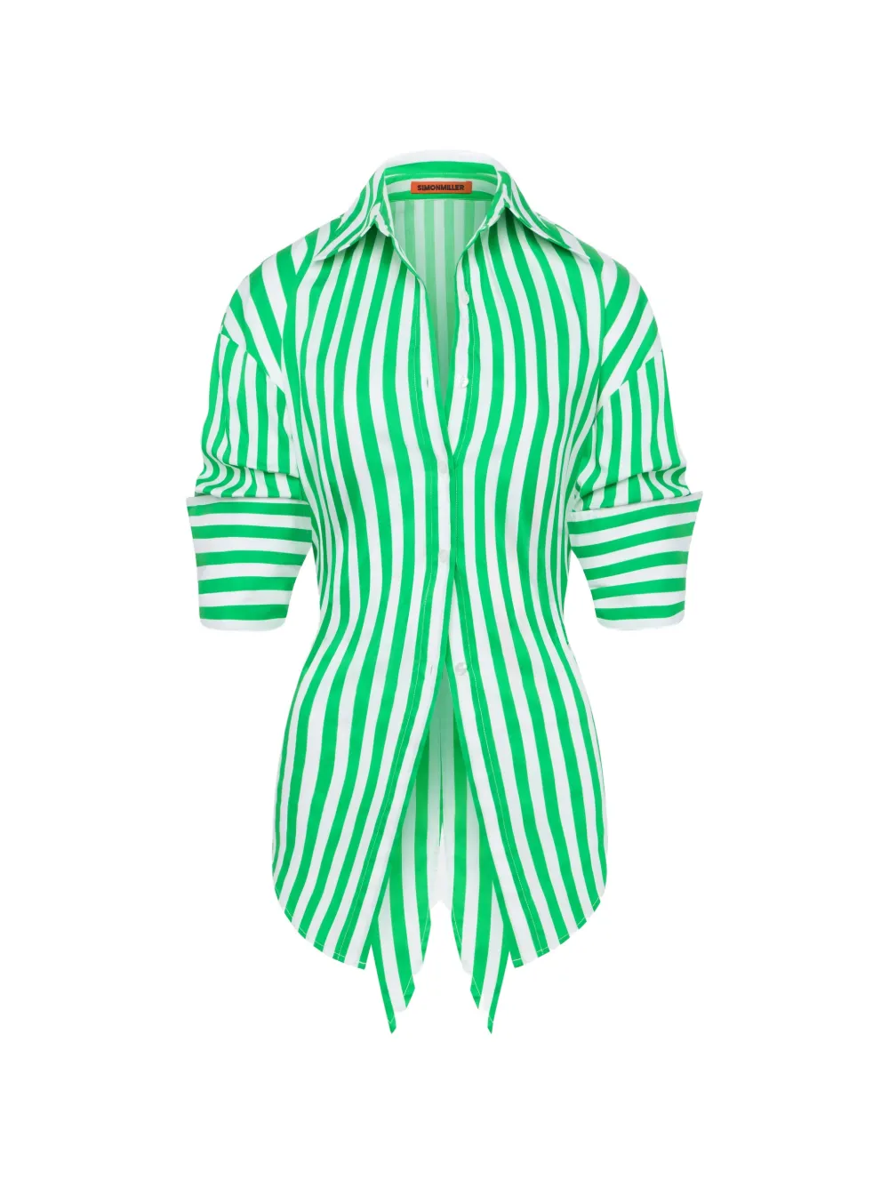 Simon Miller Loch poplin button shirt - Verde