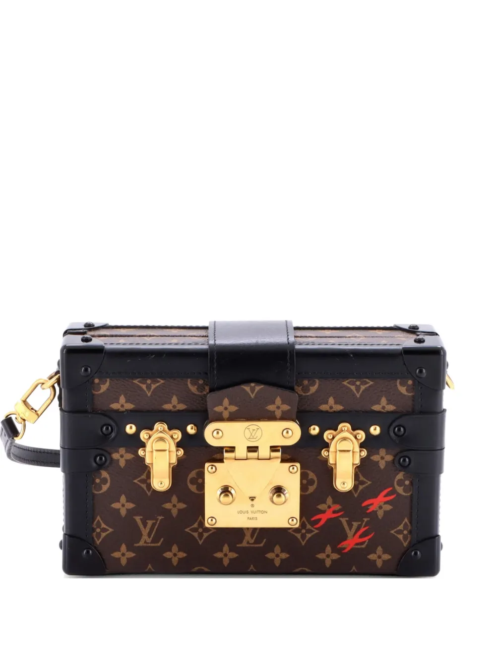 Louis Vuitton Pre-Owned Clutch Petite Malle in tela con monogramma - Nero