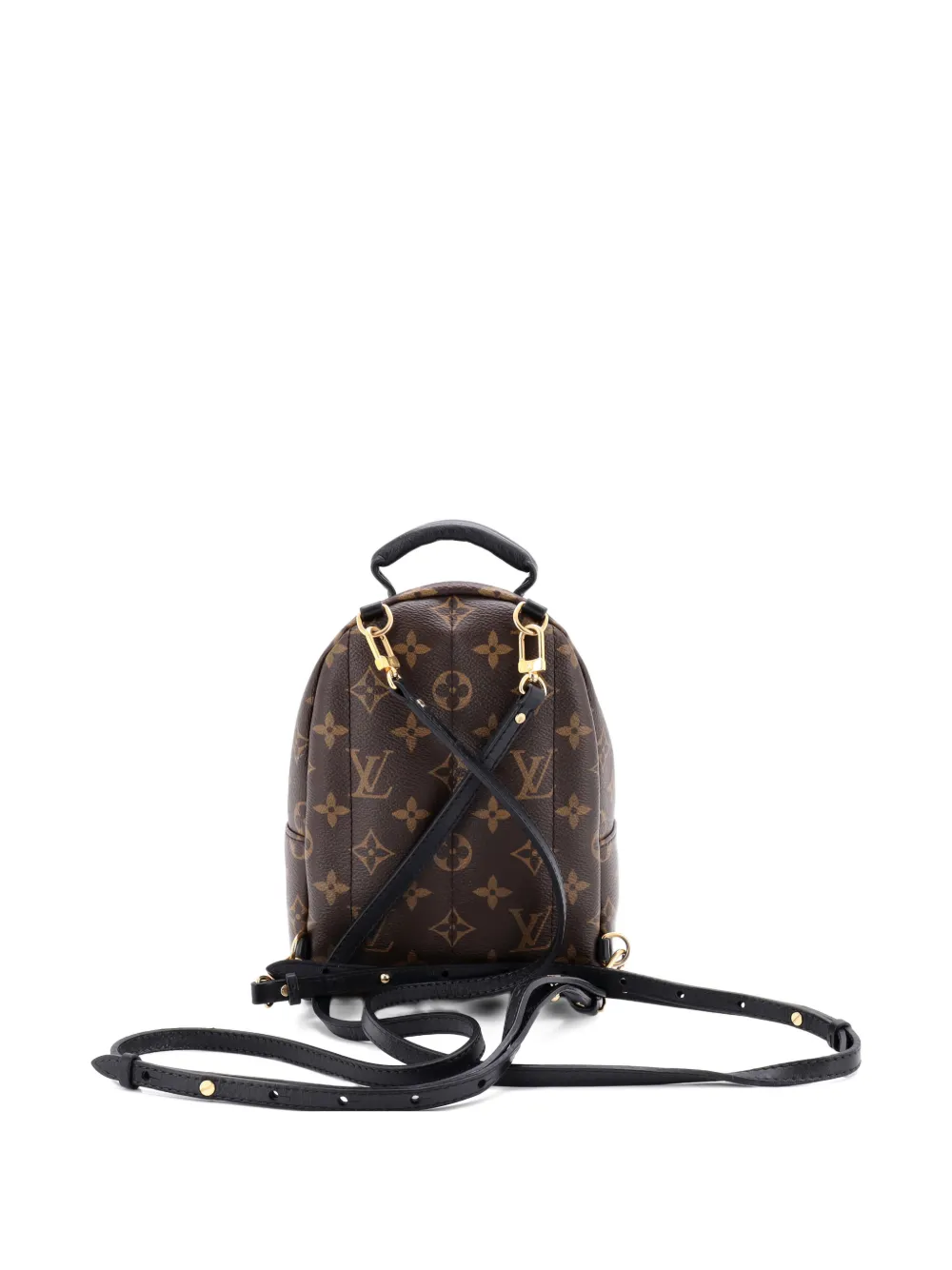 Pre-owned Louis Vuitton Palm Springs Monogram Canvas Mini Backpack In Brown