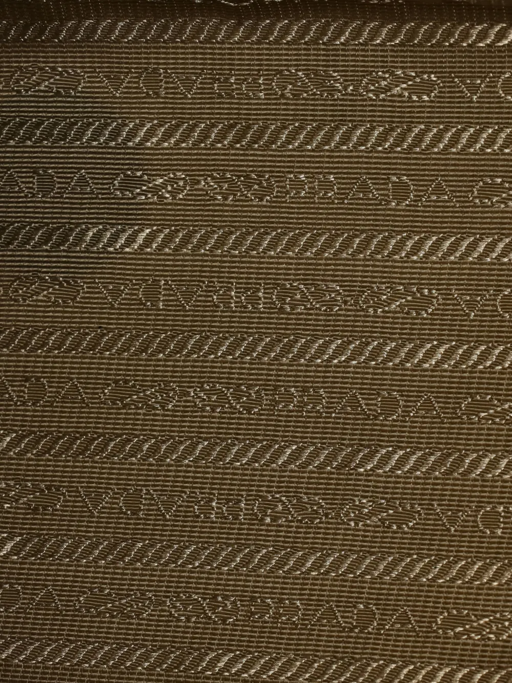 PRADA Pre-owned Double Zip Lux Saffiano Leather Medium Tote Bag In Neutral