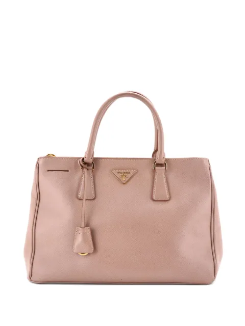 Prada Pre-Owned Double Zip Lux Saffiano Leather Medium tote bag