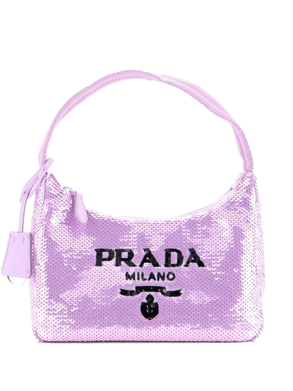 Prada Pre-Owned Re-Edition 2000 Sequins Mini hobo bag | 紫色 | Image 1