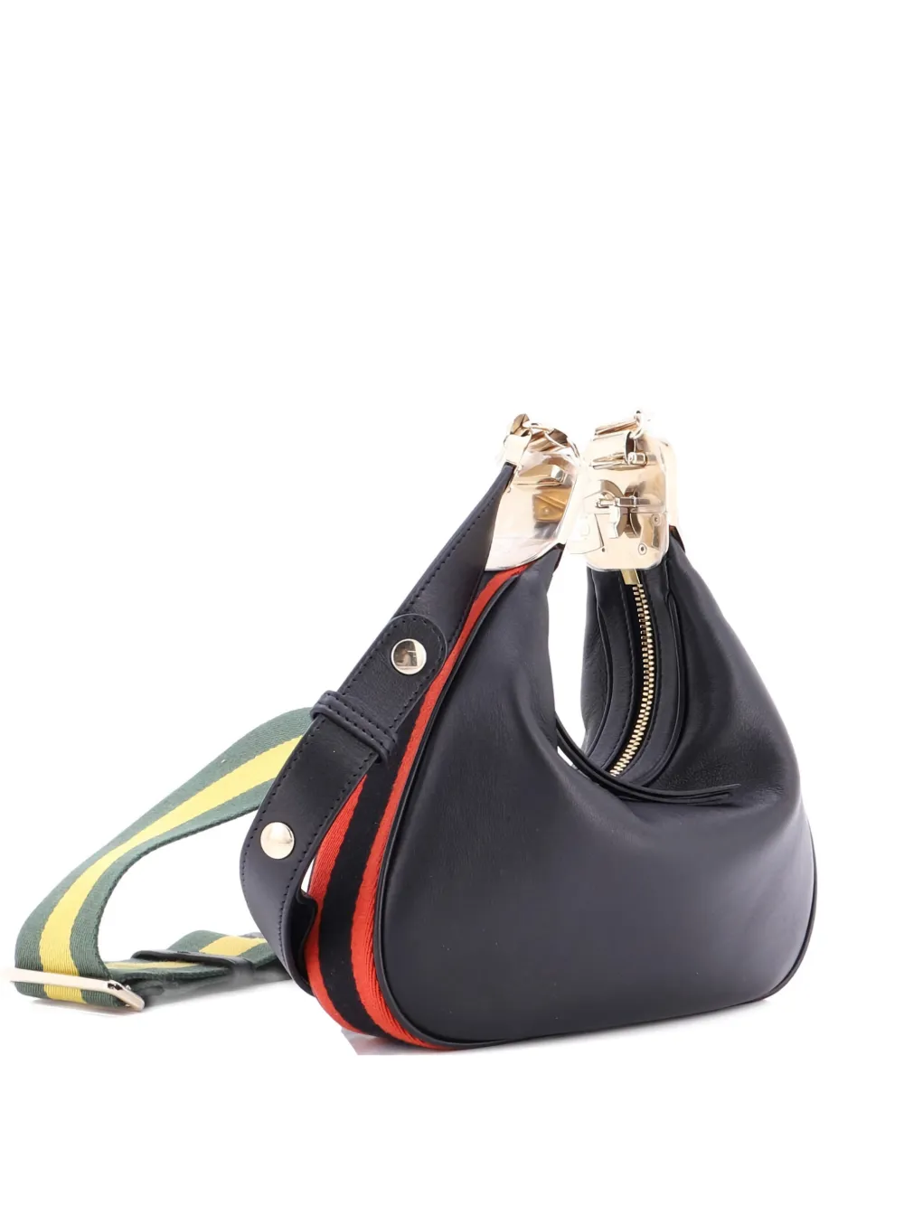 Gucci Pre-Owned Attache Shoulder Bag Leather Small crossbody bag - Nero