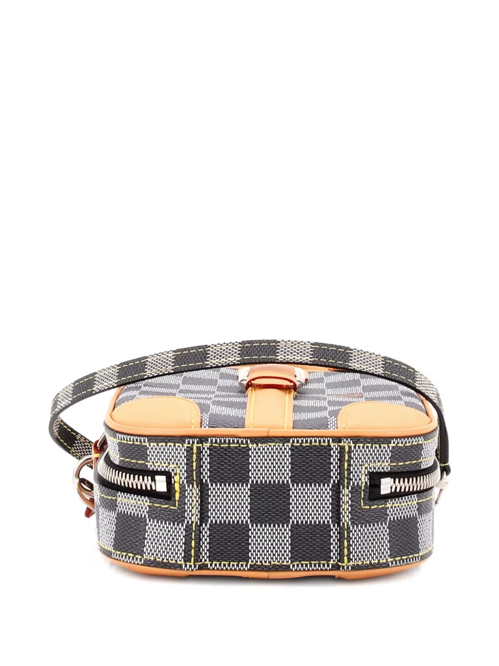 Click to view more detailed imagery on our partner's website Pre-owned Louis Vuitton Valisette Verticale Bag Limited Edition Colored Damier Crossbody Bag In Black