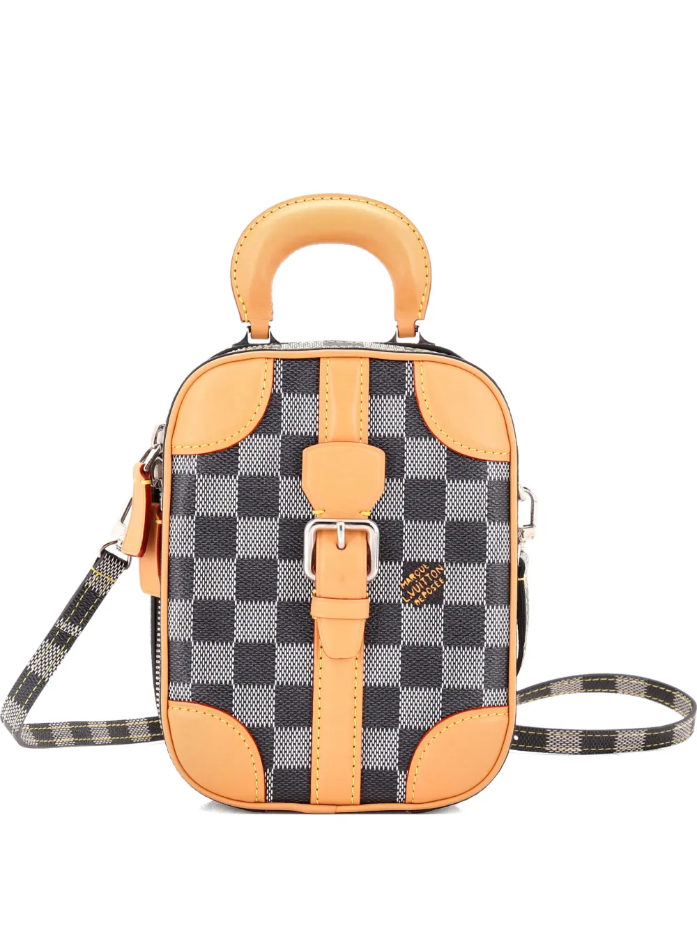 Louis Vuitton Pre-Owned Valisette Verticale Bag Limited Edition Colored Damier crossbody bag - Nero