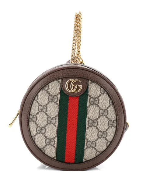 Gucci Pre-Owned Ophidia Round GG Coated Canvas Mini backpack