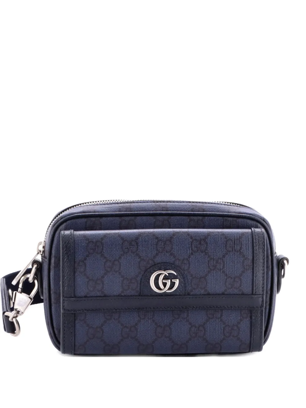 Gucci Pre-Owned Ophidia Front Pocket Camera Bag GG Coated Canvas Mini shoulder bag - Blu