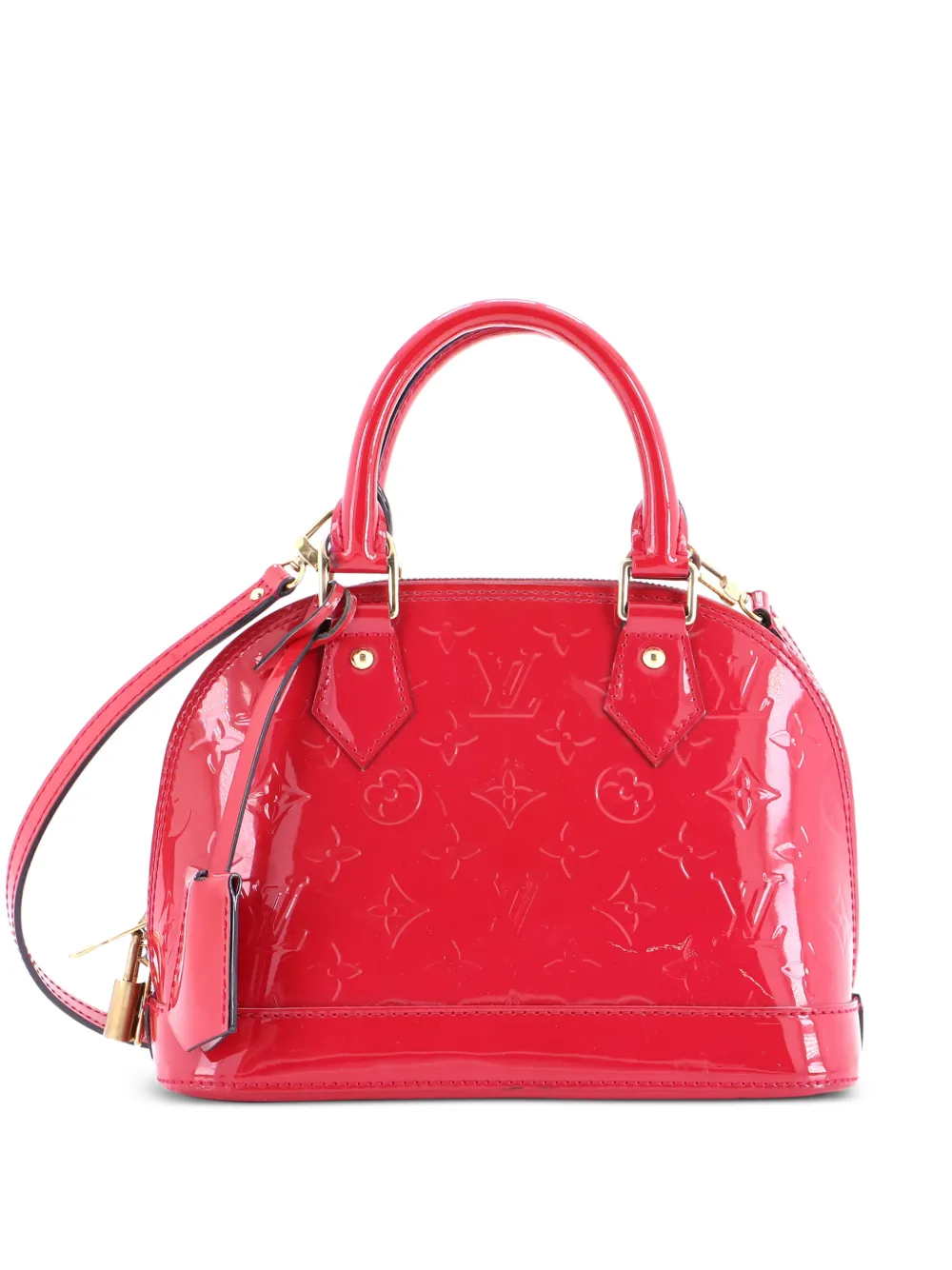 Louis Vuitton Pre-Owned Alma Handbag Monogram Vernis BB shoulder bag - Rosa
