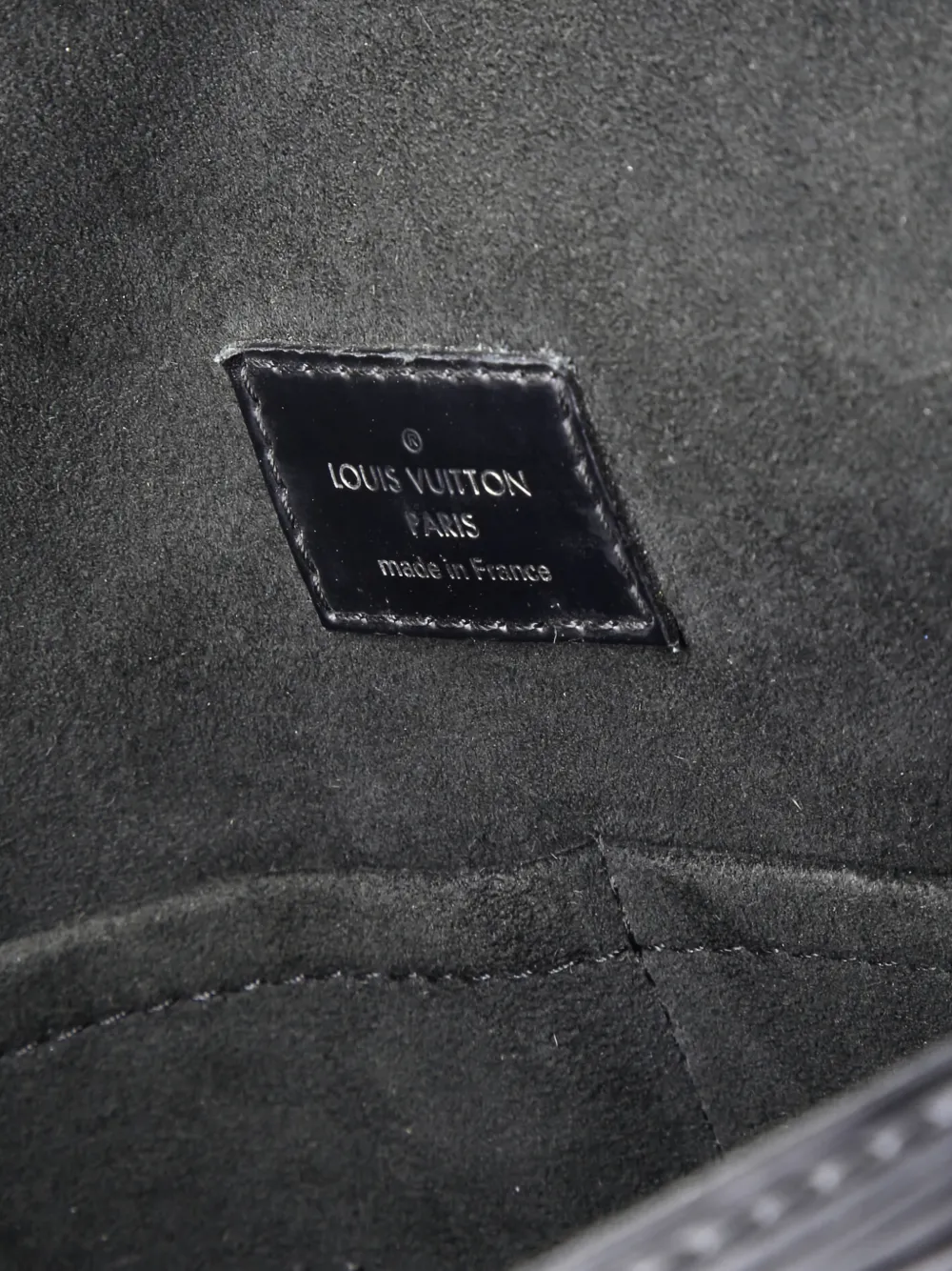 Pre-owned Louis Vuitton Cluny Top Handle Bag Epi Leather Bb Satchel In Black