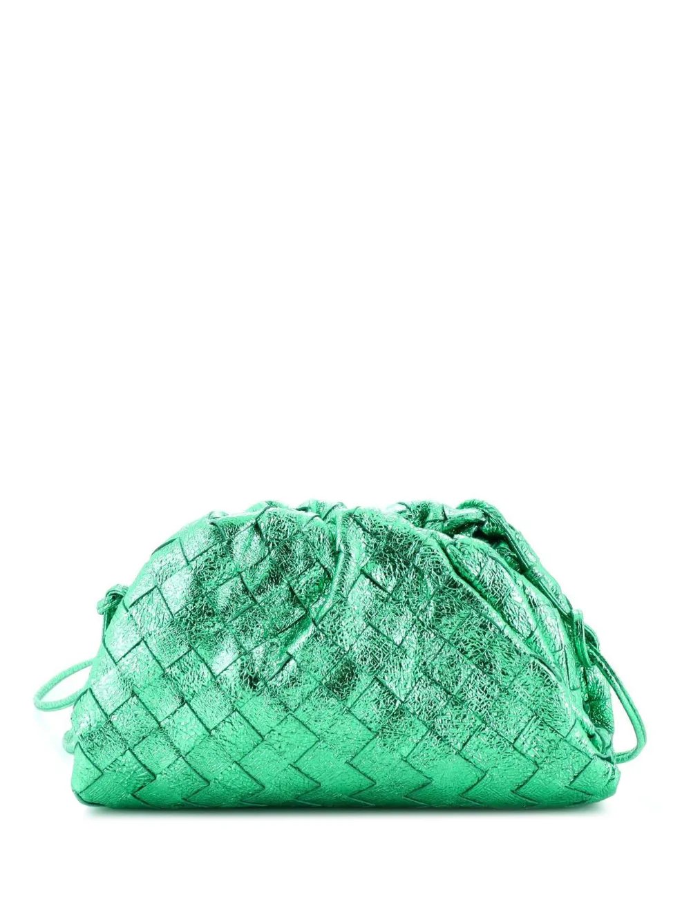 Bottega Veneta Pre-Owned The Pouch Intrecciato Nappa Mini crossbody bag - Verde