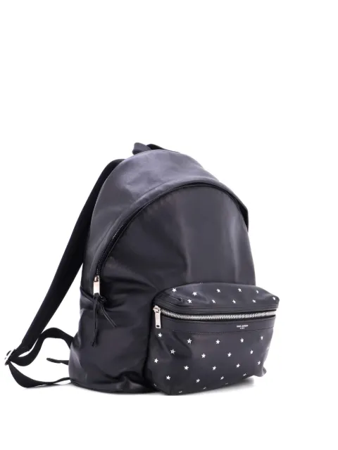 Saint Laurent Pre-Owned City Embellished Calfskin Medium backpack