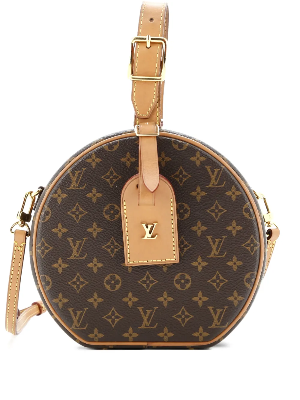 Louis Vuitton Pre-Owned Petite Boite Chapeau Bag Monogram Canvas crossbody bag - Marrone