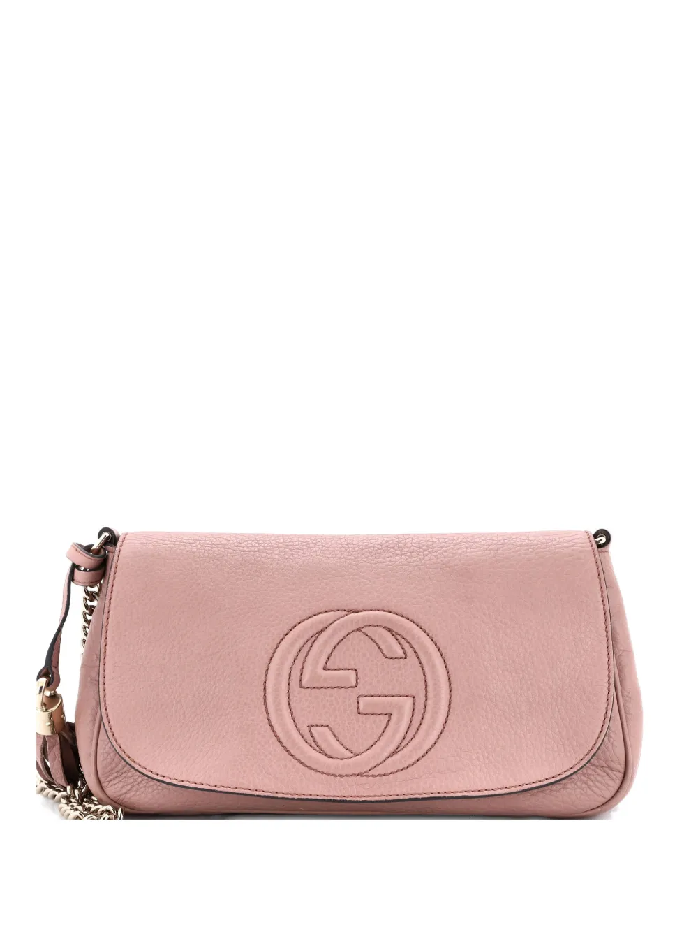 Gucci Pre-Owned Soho Chain Leather Medium crossbody bag - Rosa