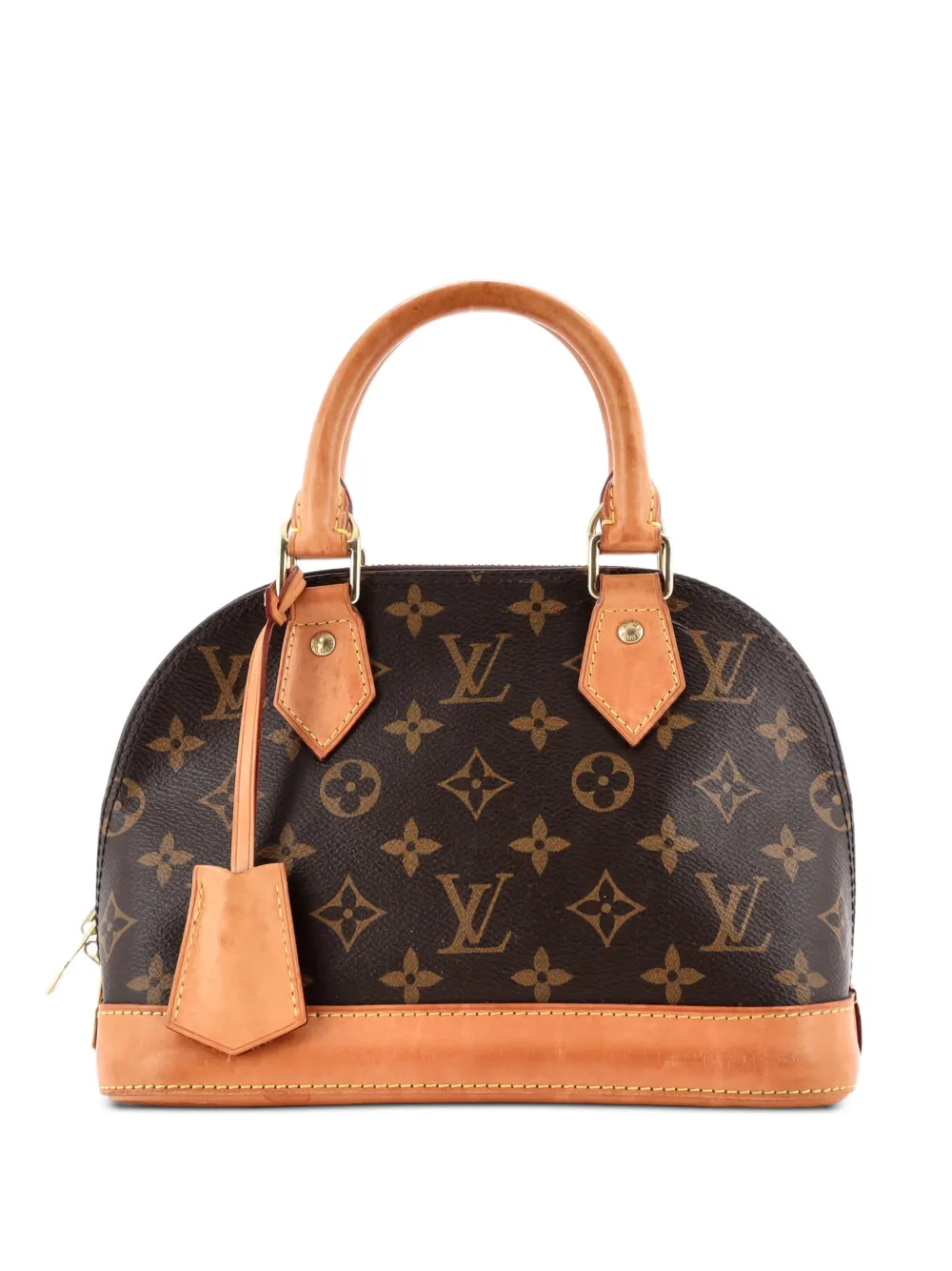 Louis Vuitton Pre-Owned Alma Handbag Monogram Canvas BB crossbody bag - Marrone