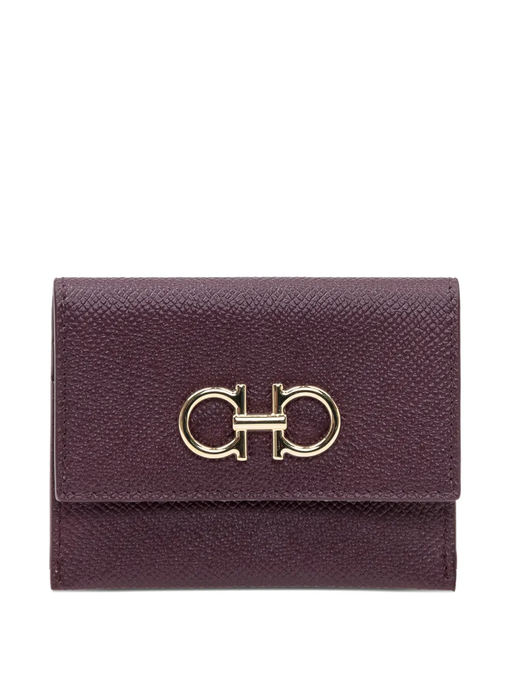 Ferragamo logo-plaque wallet - Viola