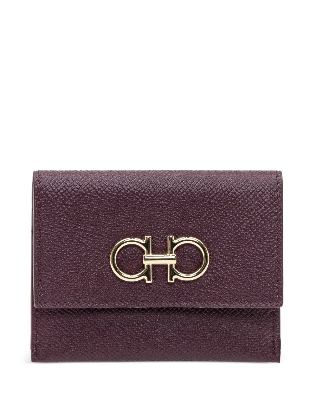 Ferragamo logo-plaque wallet - Viola