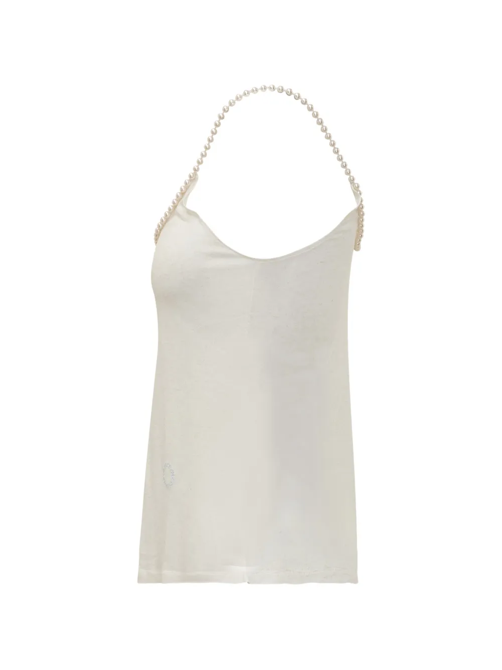  Stella Mccartney Pearl Embroidery Top - Neutrals 