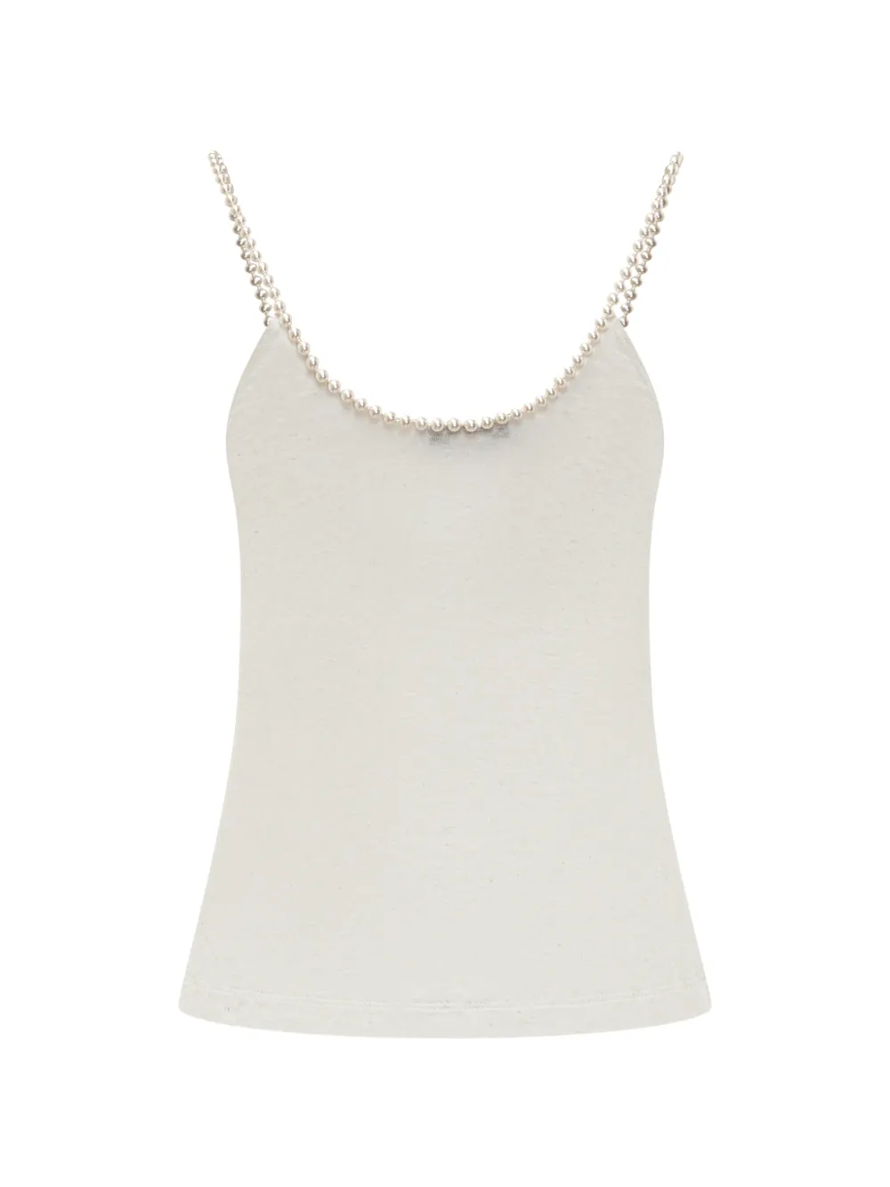  Stella Mccartney Pearl Embroidery Top - Neutrals 