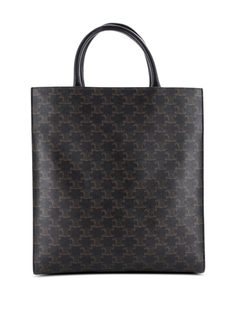 Celine Pre-Owned Vertical Cabas Triomphe Coated Canvas Small tote bag | Pre-Owned | Image 2