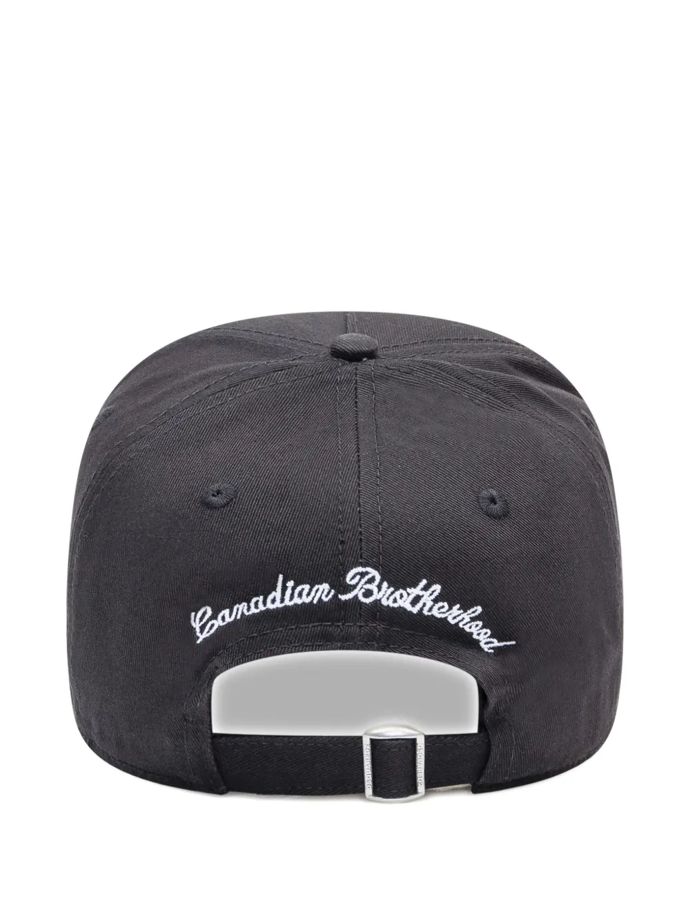 DSQUARED2 logo-embroidered baseball cap - Zwart