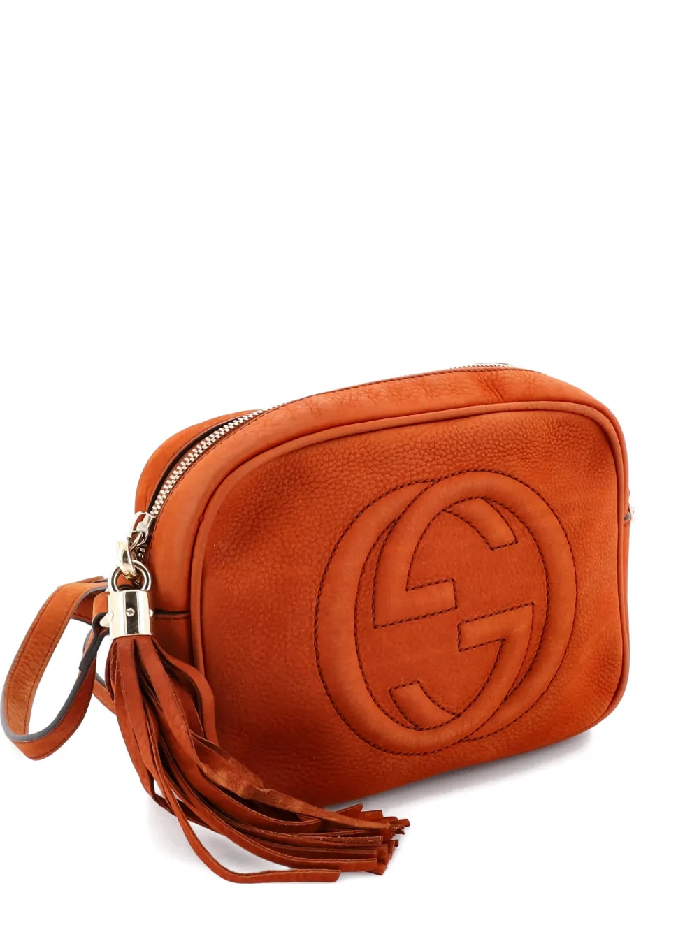 Gucci Pre-Owned Soho Disco Nubuck Small crossbody bag - Arancione