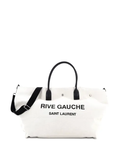 Saint Laurent Pre-Owned Rive Gauche Shopper Canvas Maxi tote bag