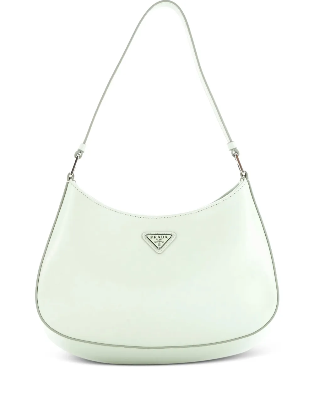 Prada Pre-Owned Cleo Shoulder Bag Spazzolato Leather Medium hobo bag - Verde