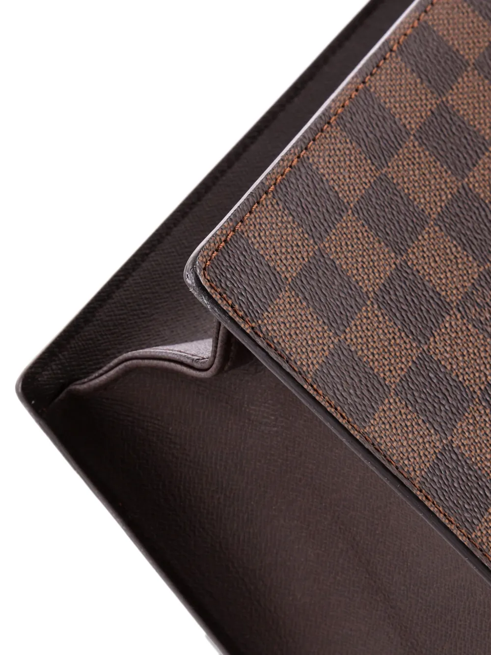 Pre-owned Louis Vuitton Venice Sac Plat Bag Damier Pm Tote Bag In Brown