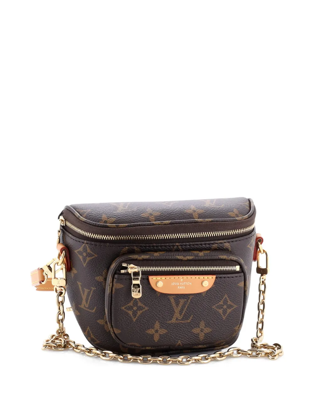 LOUIS VUITTON Pre-owned Bum Bag Monogram Canvas Mini Belt Bag In Brown