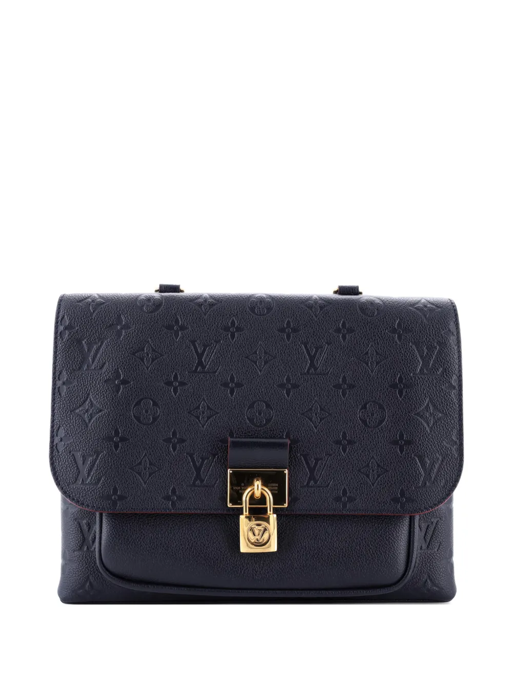 Louis Vuitton Pre-Owned Marignan Handbag Monogram Empreinte Leather satchel - Blu