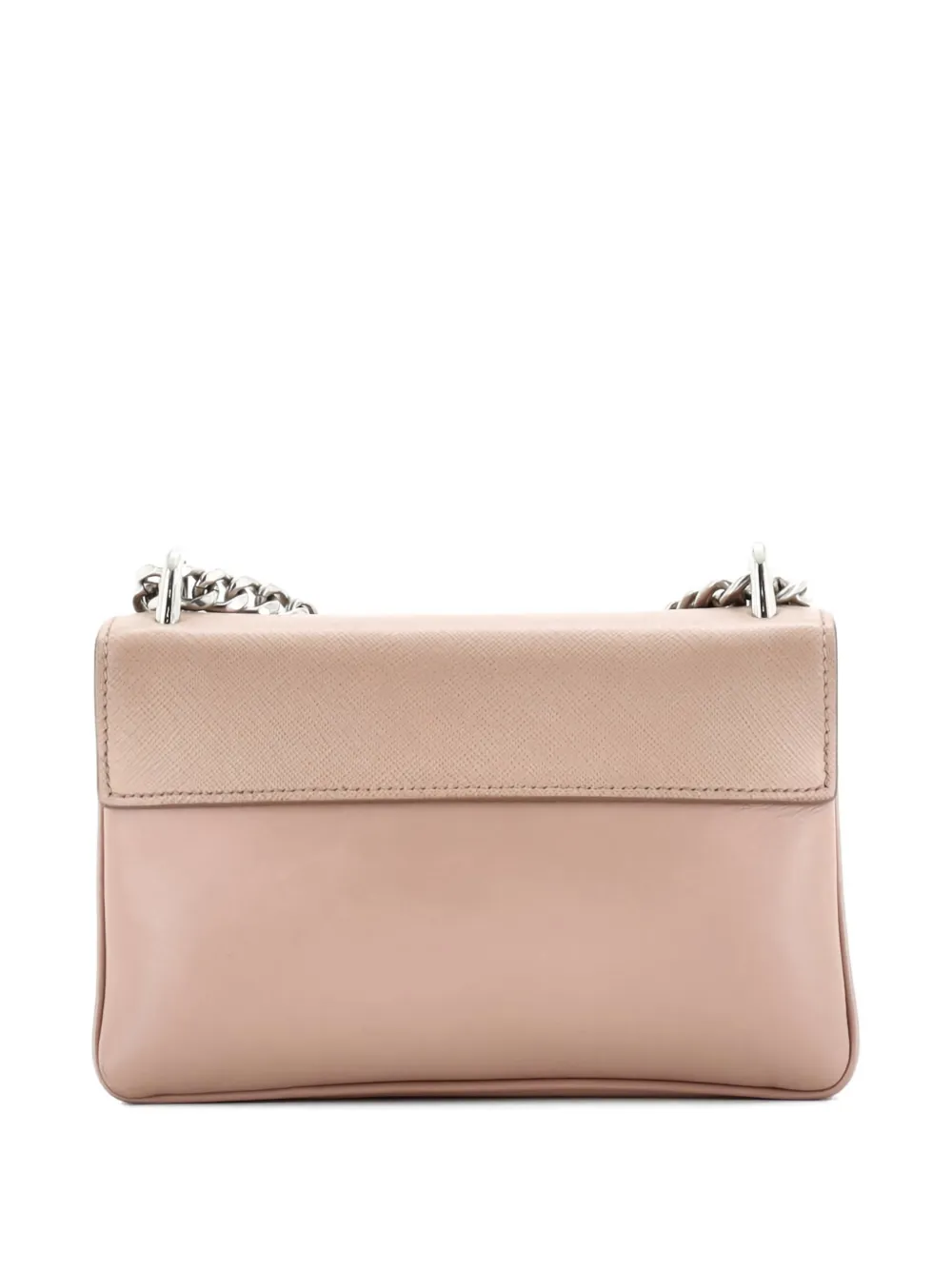 Prada Pre-Owned Chain Flap Saffiano and Soft Calf Small crossbody bag | Pre-Owned | Image 2