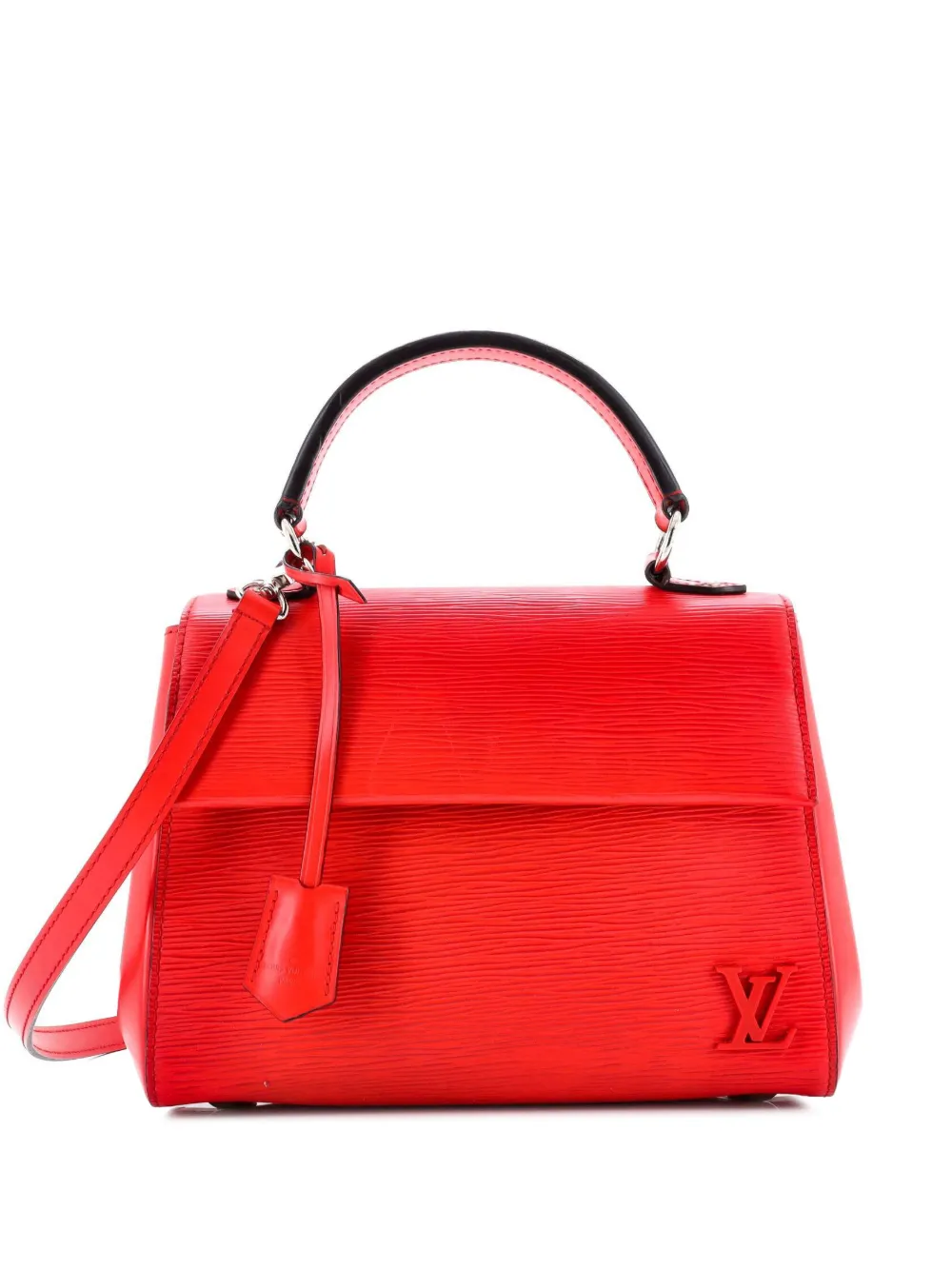 Louis Vuitton Pre-Owned Cluny Top Handle Bag Epi Leather BB satchel - Rosso