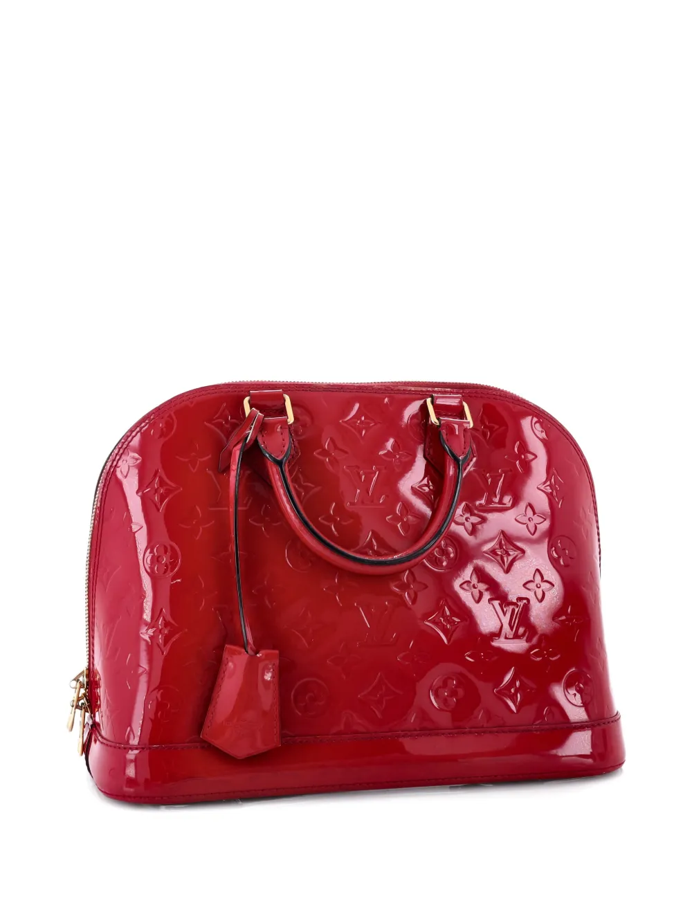Louis Vuitton Pre-Owned Alma Handbag Monogram Vernis PM satchel - Rosa