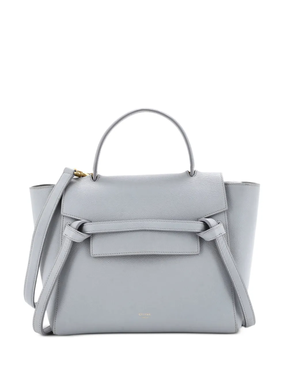 Celine Pre-Owned Belt Bag Textured Leather Micro satchel - Grigio