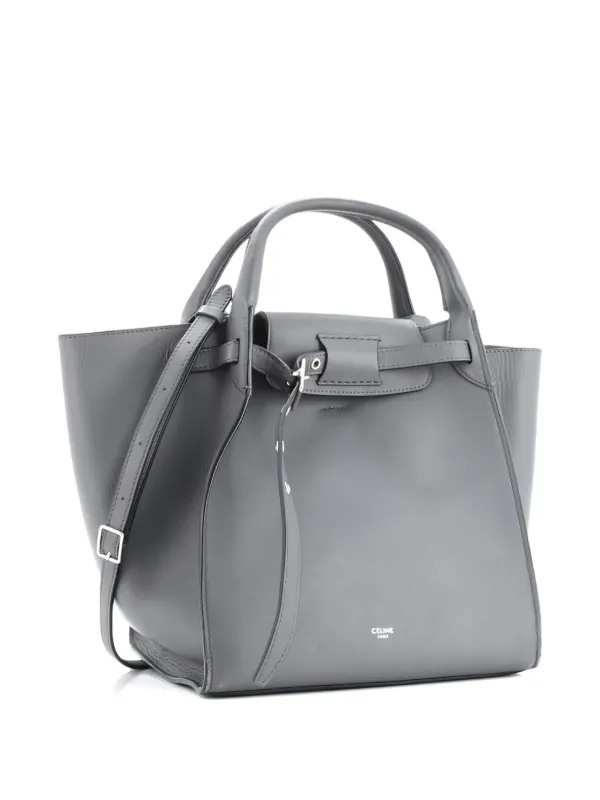 CÉLINE グレー トートバッグ Celine Pre-Owned ビッグ バッグ スムースカーフスキン スモール