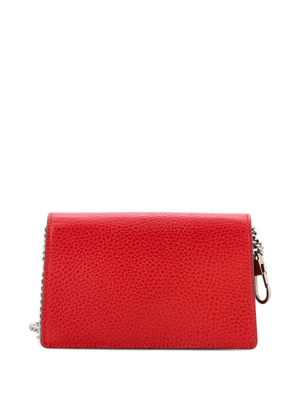 Pre-owned Gucci Dionysus Bag Leather Super Mini Clutch Bag In Red