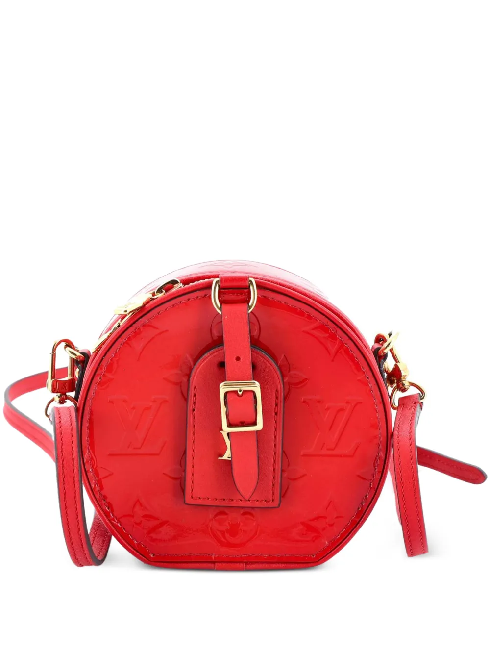 Louis Vuitton Pre-Owned Mini Boite Chapeau Bag Monogram Vernis crossbody bag - Rot