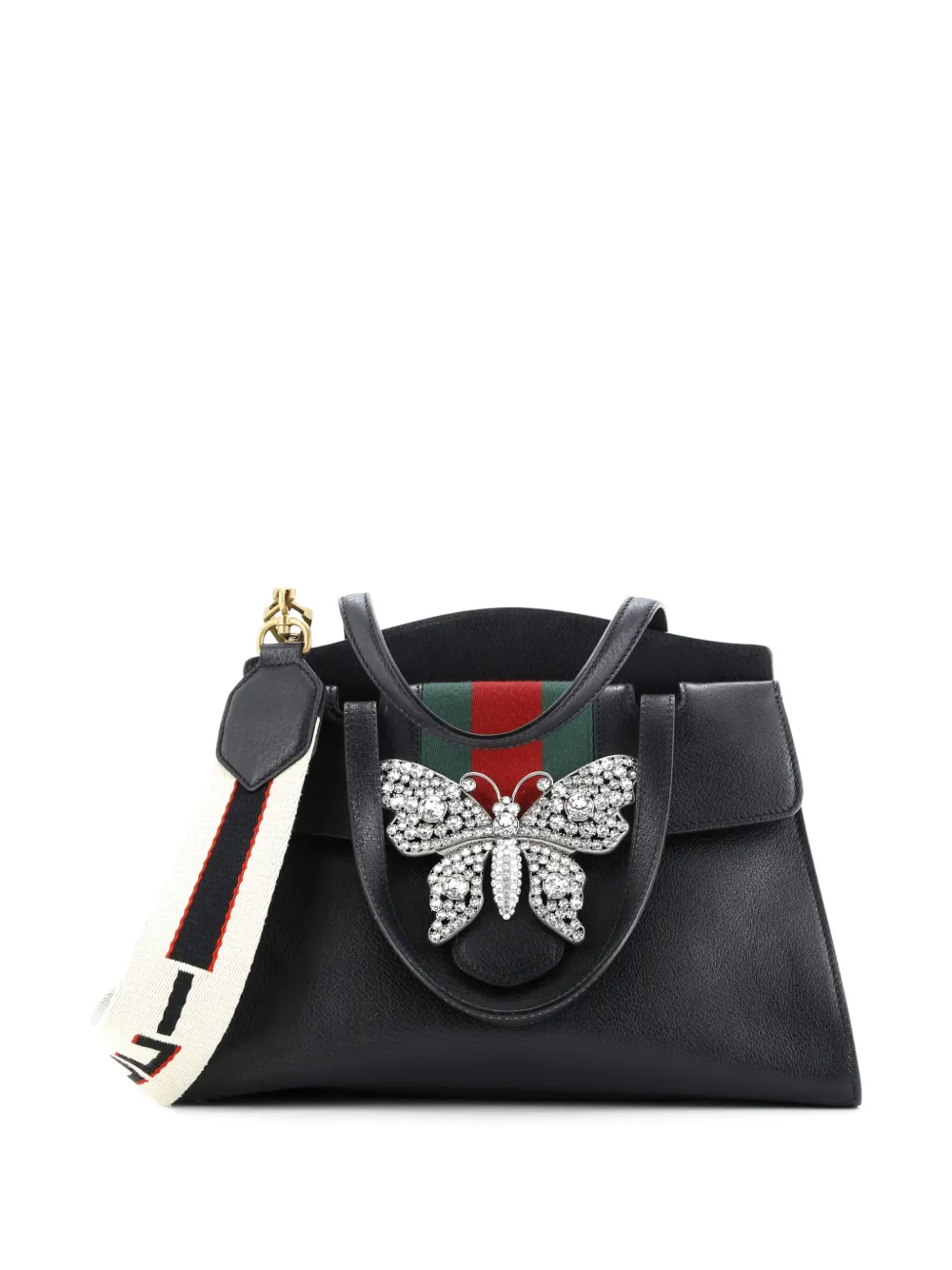 Gucci Pre-Owned Totem Top Handle Bag Leather Medium tote bag - Nero