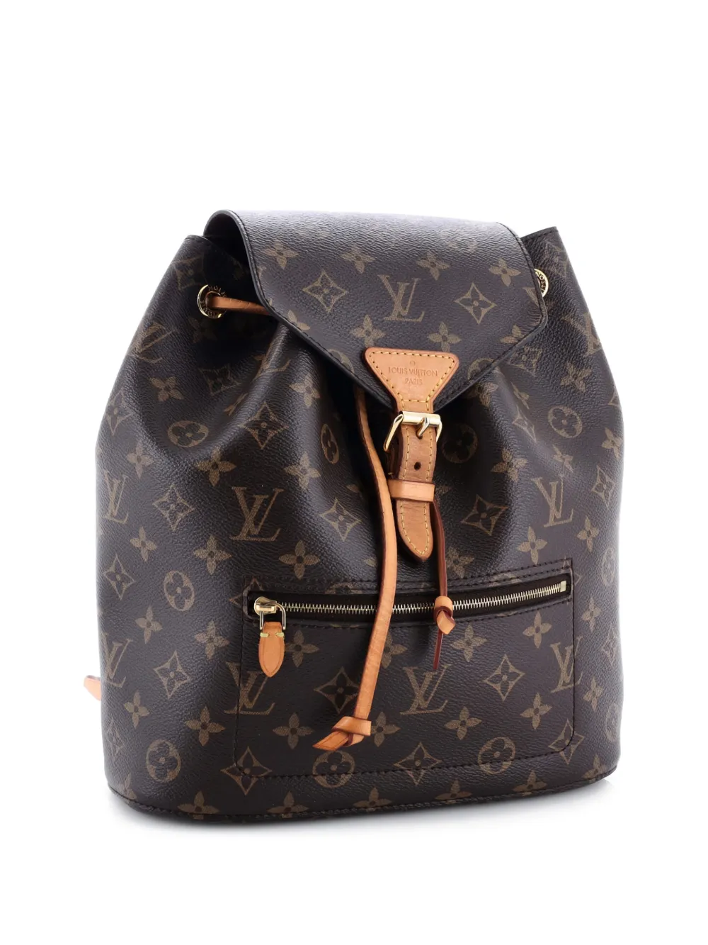 Louis Vuitton Pre-Owned Montsouris NM Monogram Canvas PM backpack | Brown | Image 1