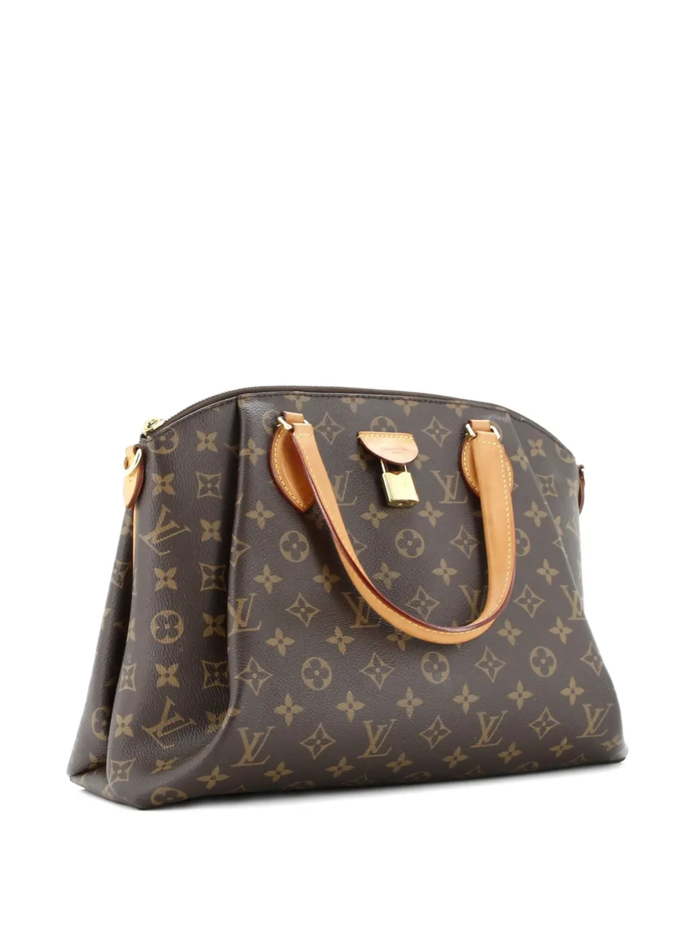 Louis Vuitton Pre-Owned Rivoli Handbag Monogram Canvas MM satchel - Brown