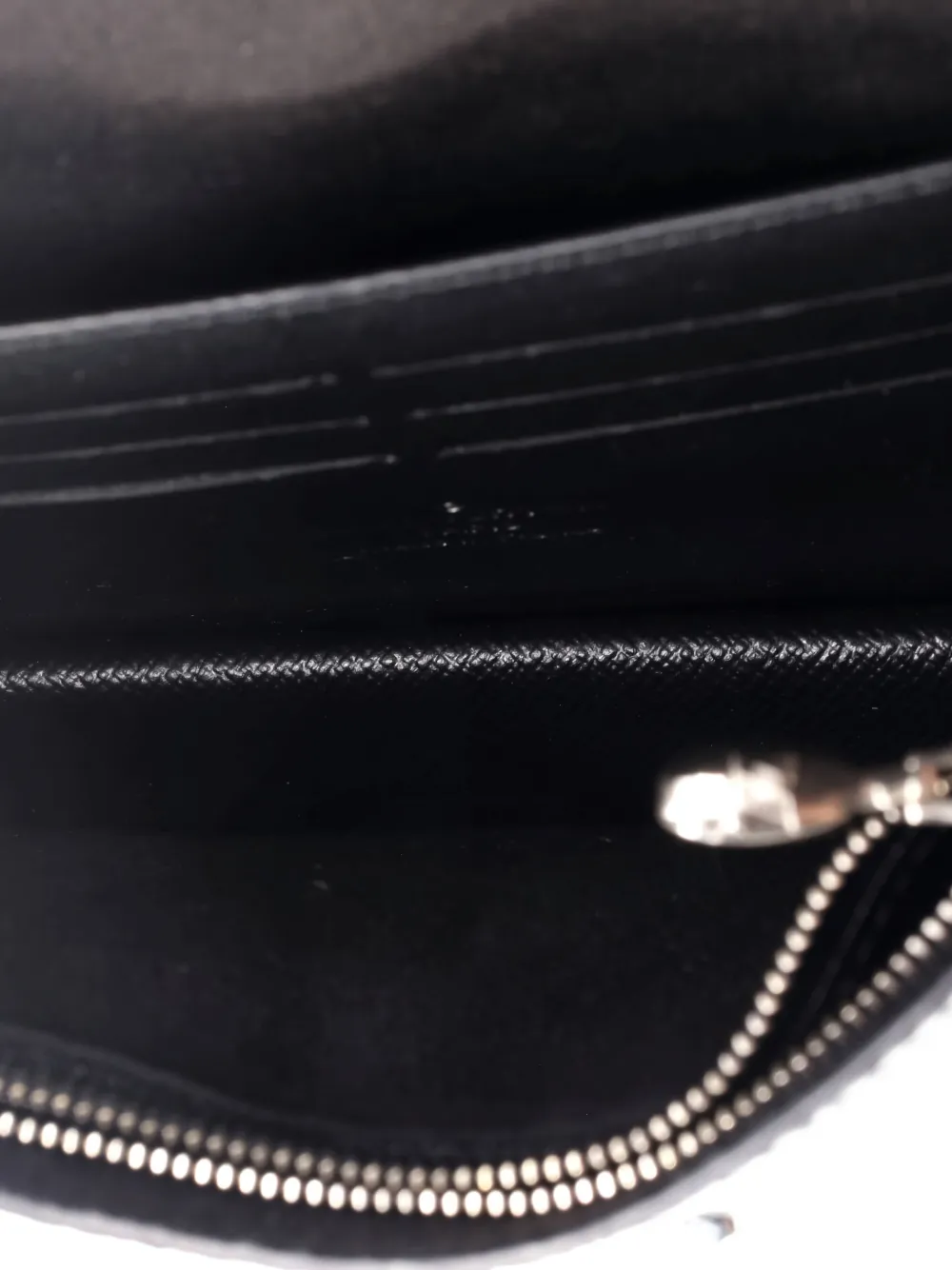 Pre-owned Louis Vuitton Twist Belt Wallet On Chain Epi Leather Crossbody Bag In Black