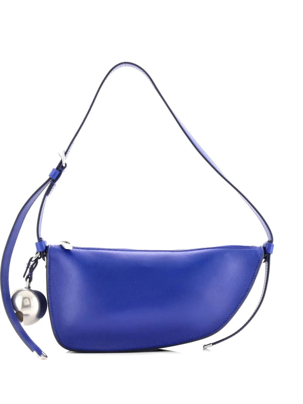 Burberry Pre-Owned Borsa a tracolla Shield Sling mini in pelle - Blu