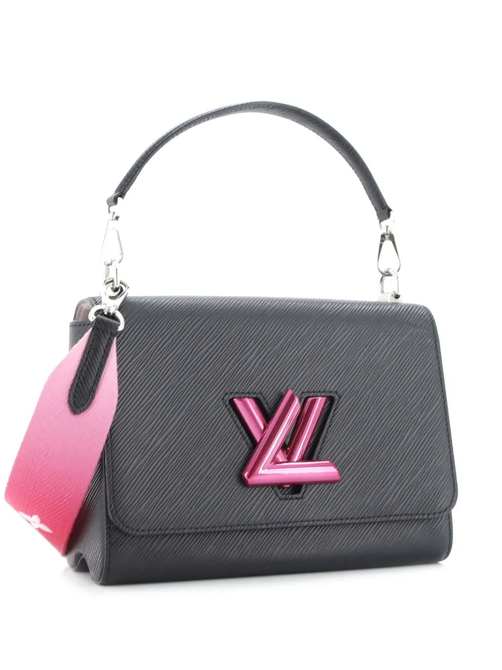 Louis Vuitton Pre-Owned Twist Strap Top Handle Bag Epi Leather MM satchel - Nero